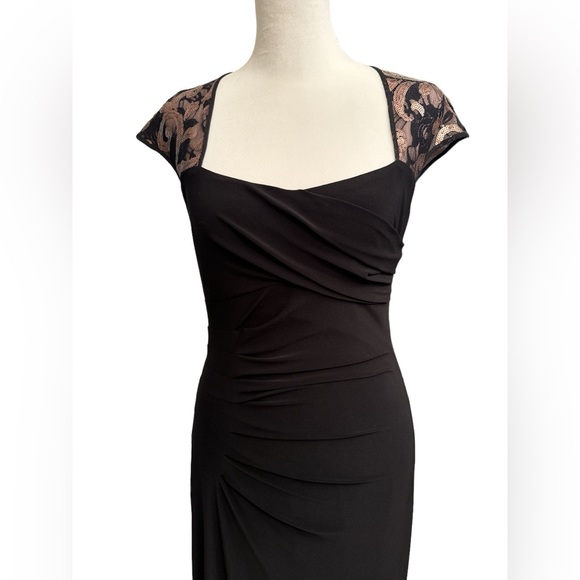 Lauren Ralph Lauren Black Evening Gown Size 2 - Picture 6 of 16